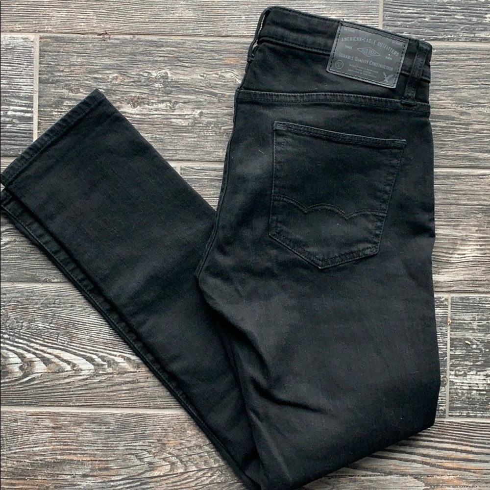 American eagle black skinny jeans